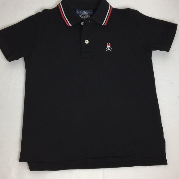 psycho bunny black polo